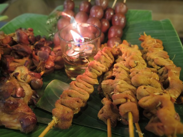 Usus ayam (bottom left) at Warung Nasi Ampera, Jalan Trunojoyo.